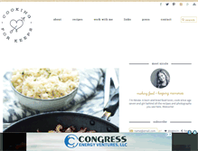 Tablet Screenshot of cookingforkeeps.com